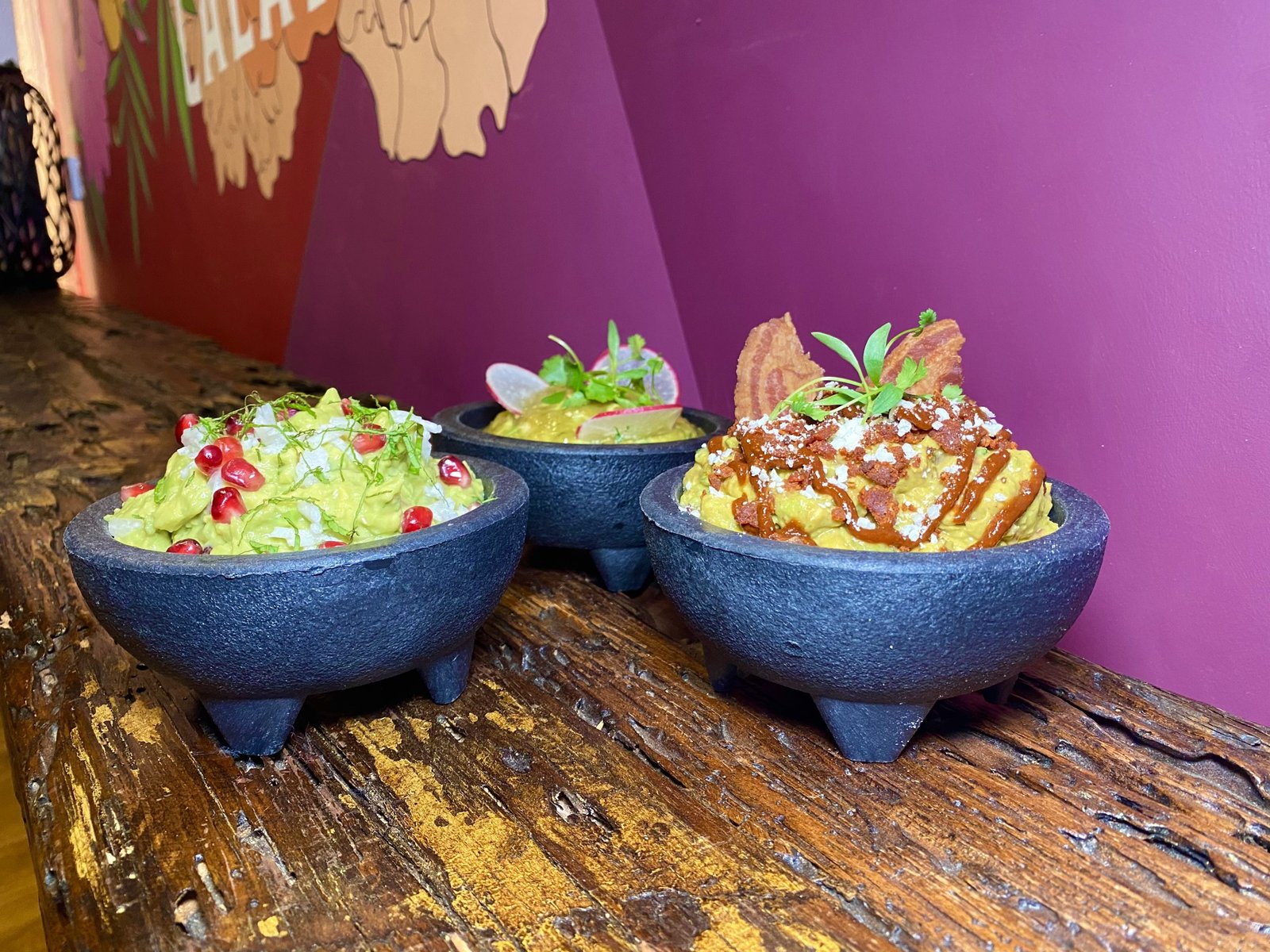 Guacamole Trio at Casa Calavera Las Vegas, Nevada |