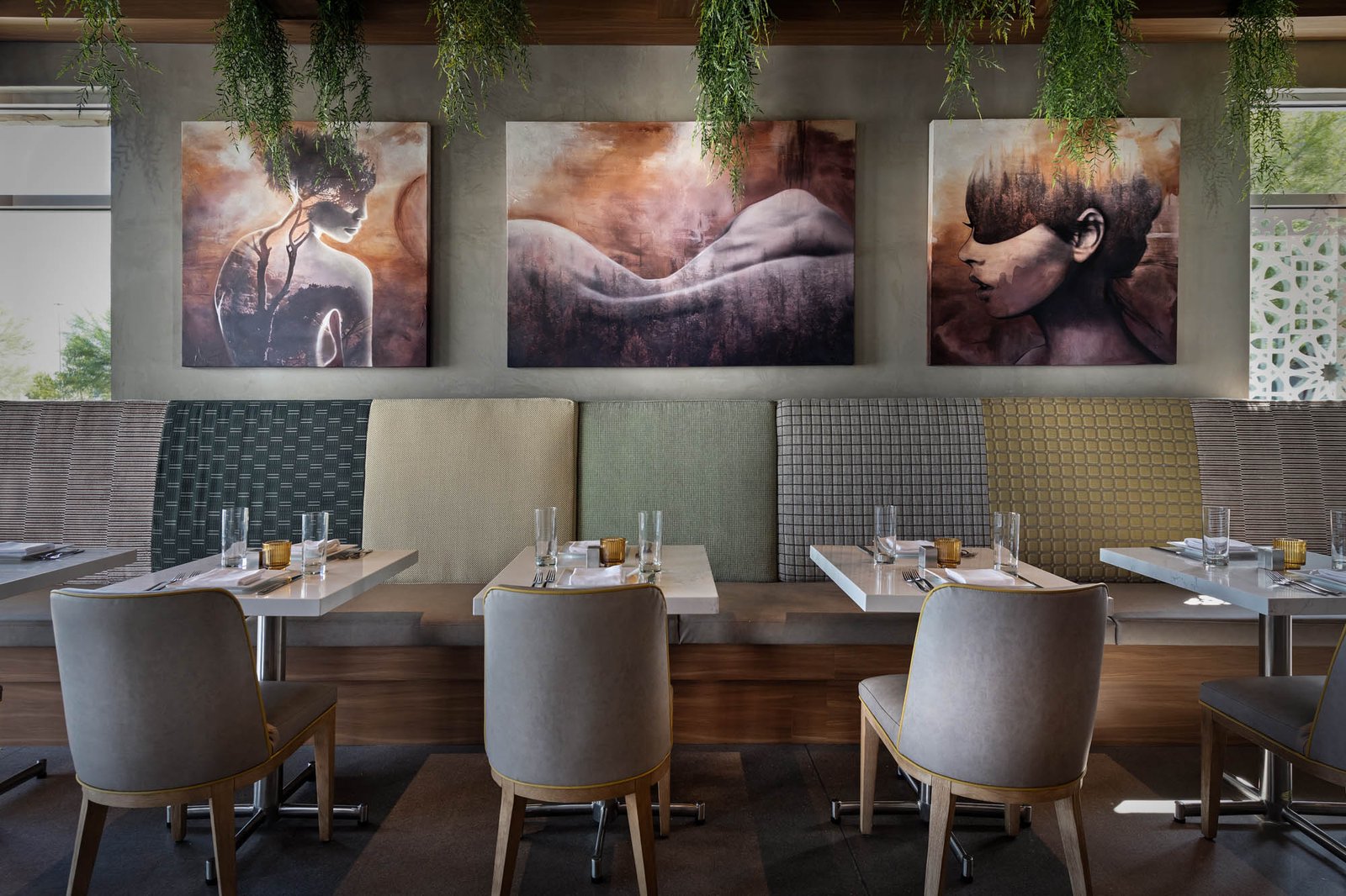 Artwork by Koa Paden at Pine Bistro (©Stephen Morgan)