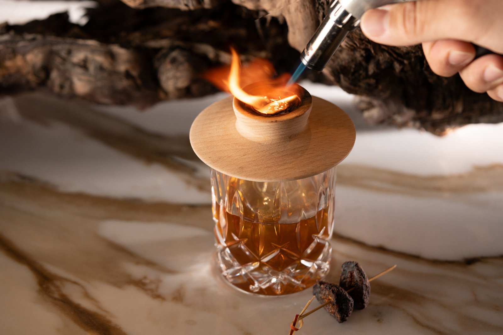 Smoked Fig Old Fashioned at Pine Bistro (©Key Lime Photography)