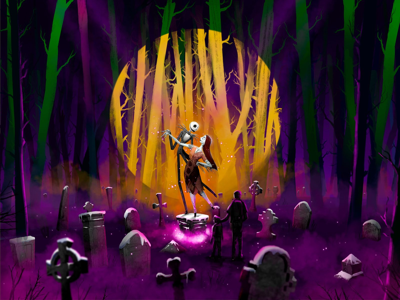 The Nightmare Before Christmas Light Trail (©LETSGO COMPANY)