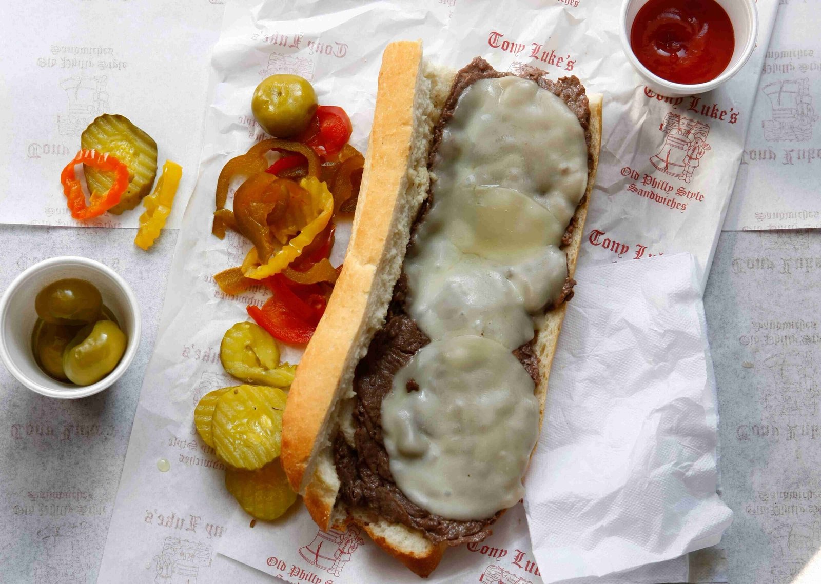 Tony Lukes- Provolone Steak (Photo by J. Varney for VISIT PHILADELPHIA®)