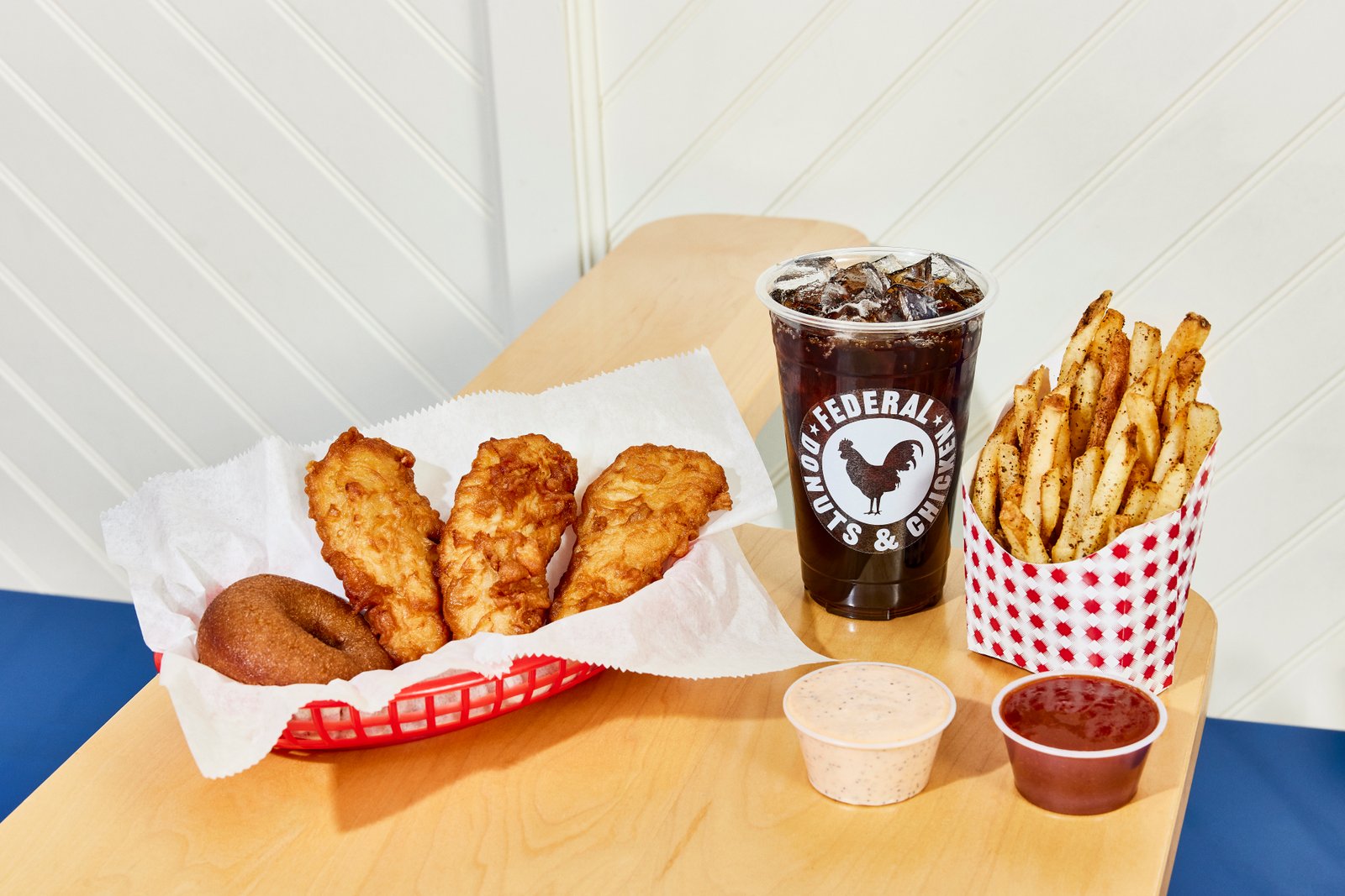 Chicken Tenders Combo at Federal Donuts & Chicken (©Michael Persico)